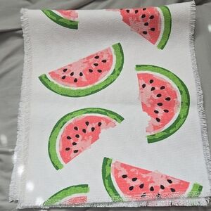 Watermelon Print Cotton Runner